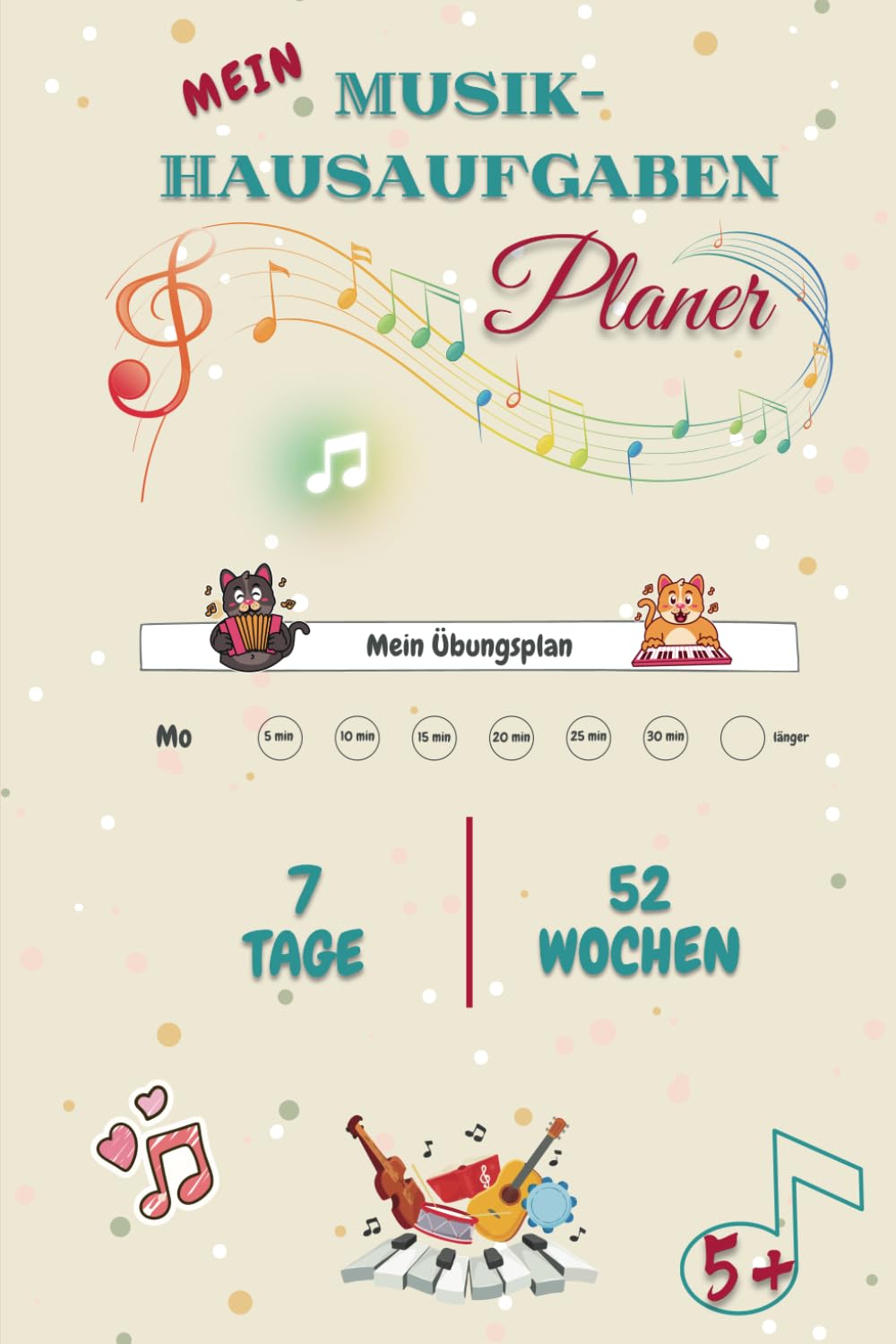 Cover Musikhausaufgaben-Heft